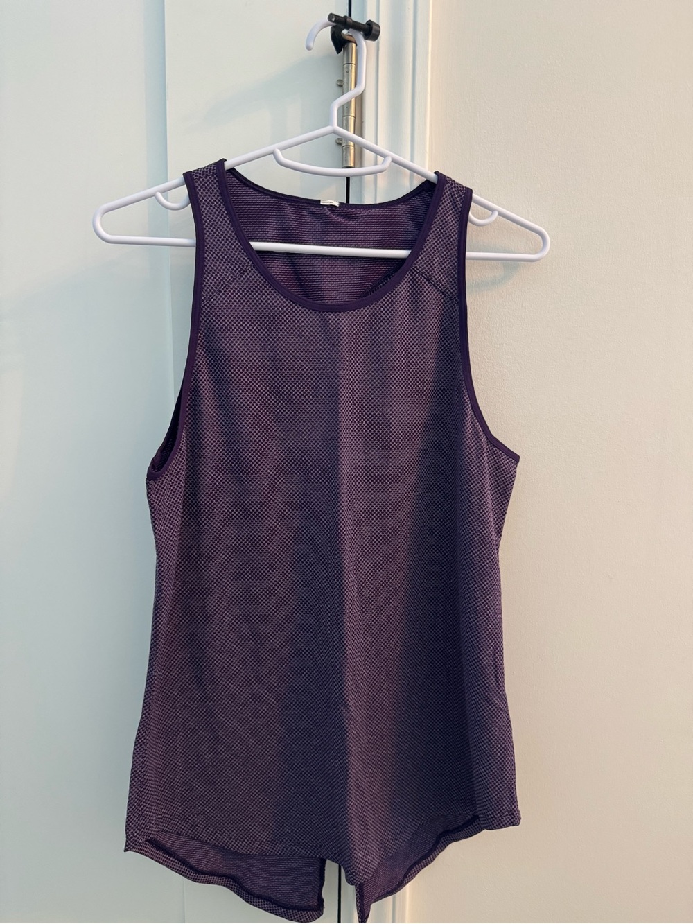 lululemon athletica Deep Purple Mesh Performance Tank